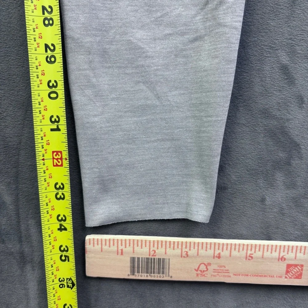 Nike Yoga Dri-FIT High Waisted Leggings Grey Heather 7/8 Tights Medium